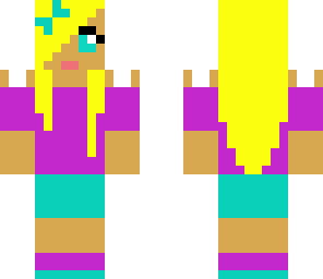 blonde girl template
