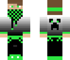 green creeper hoodie