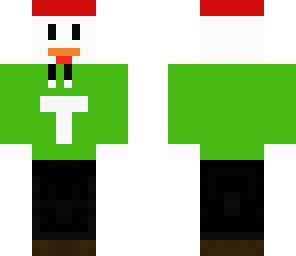 santa hat chicken boy
