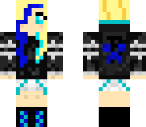cute blue nit jacket girl