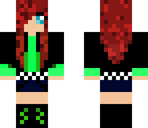 green goth girl