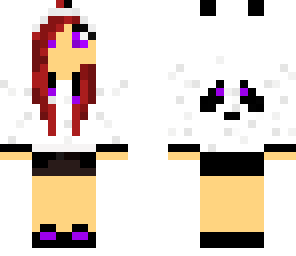 edited panda girl