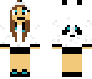 panda girl brown hair