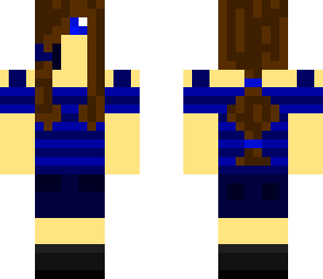 blue gamer girl