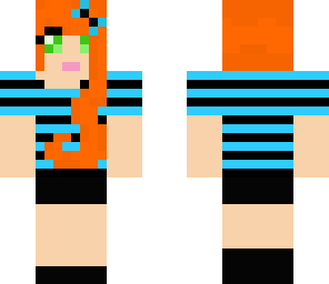 ginger girl in normal clothes