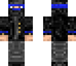 blue biker