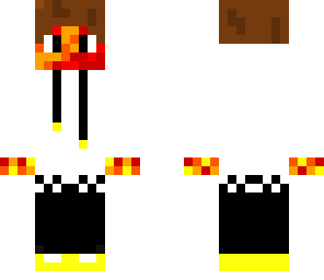erick with lava for skin