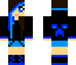 blue creeper girl