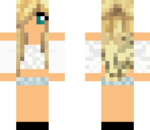white cutoff girl