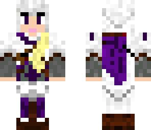 purple assasin girl