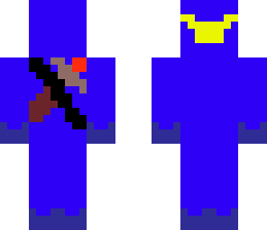 blue man
