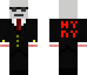 new years ghast in a suit