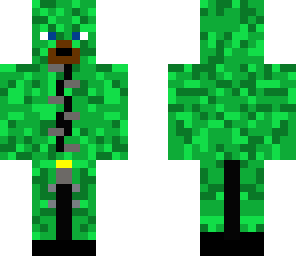 steves new creeper disguise suit