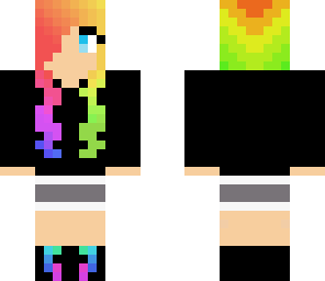 edit rainbow girl