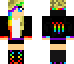 rainbow monster girl