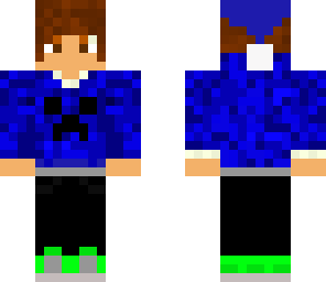 blue santa boy