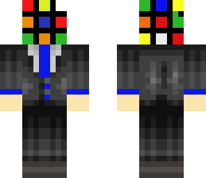 rubix in a suit