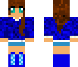 blue girl