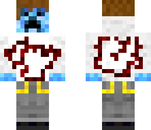 creeper with blow up chest