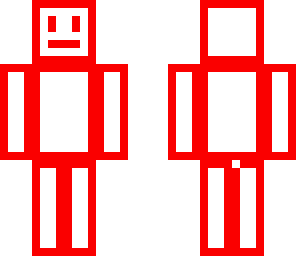 outline guy red