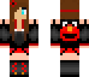elmo girl with blue eyes