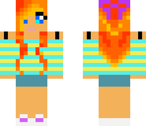 cute fire girl