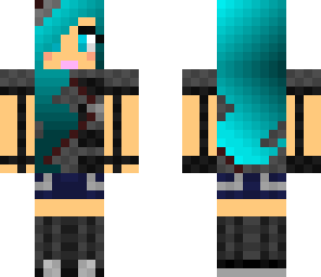 checkered  goth girl