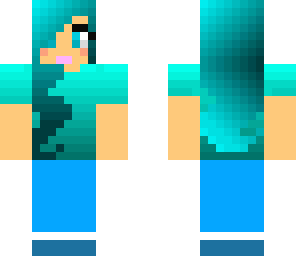 blue girl