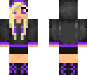 blonde hoodie chick