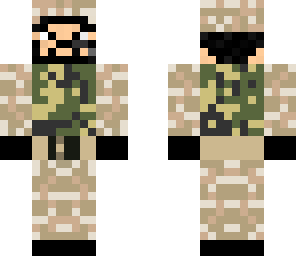 desert camo soldier