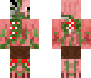 bleding zombie pig man