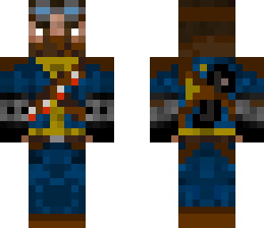 fallout vault survivalist with mask and goggles