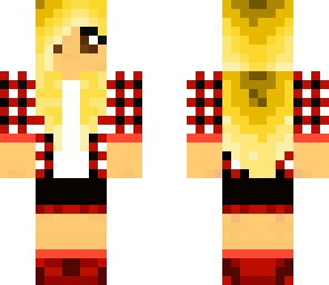 blondie with headphones