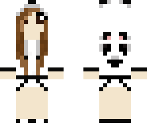 edited panda girl