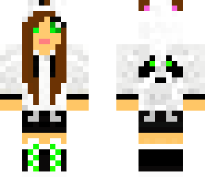 green panda girl 2