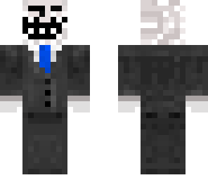 trollface blue tie