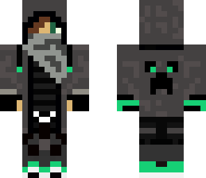 green hoodie