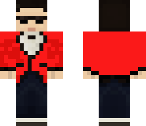 psy in red 