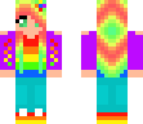 rainbow girl