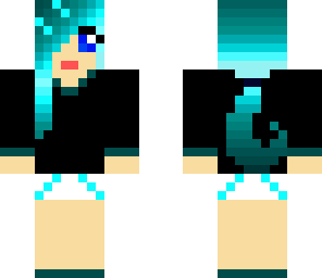 icy blue girl