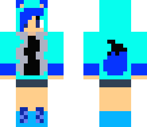  blue wolf girl