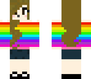 random rainbow girl
