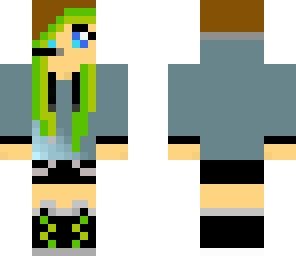 hoodie green and blue
