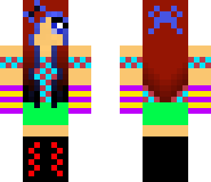 red itz blue girl