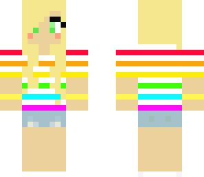 rainbow girl