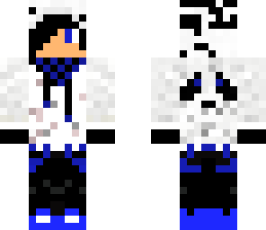 blue panda