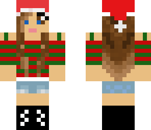 edited cute christmas girl 2