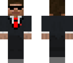 tuxedo steve with red tie 