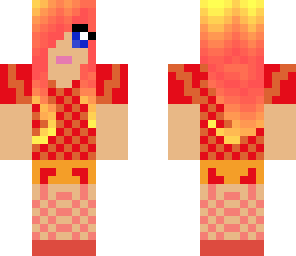 firey checks girl