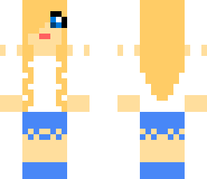 blonde girl with short jeans